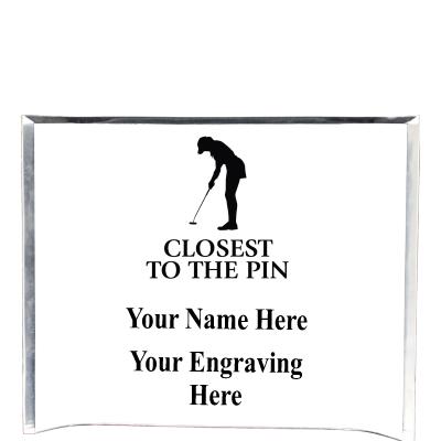 7"X5" YOUR LOGO CURVA ACRYLIC