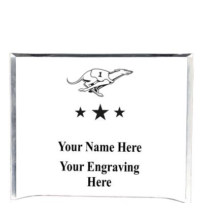 7"X5" YOUR LOGO CURVA ACRYLIC