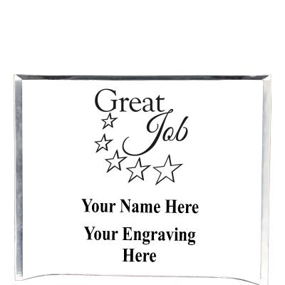 7"X5" YOUR LOGO CURVA ACRYLIC