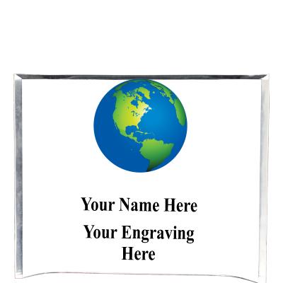 7"X5" YOUR LOGO CURVA ACRYLIC