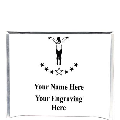 7"X5" YOUR LOGO CURVA ACRYLIC