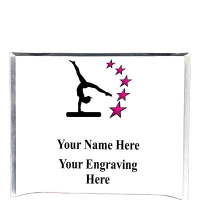 7"X5" YOUR LOGO CURVA ACRYLIC