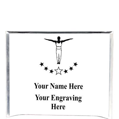 7"X5" YOUR LOGO CURVA ACRYLIC