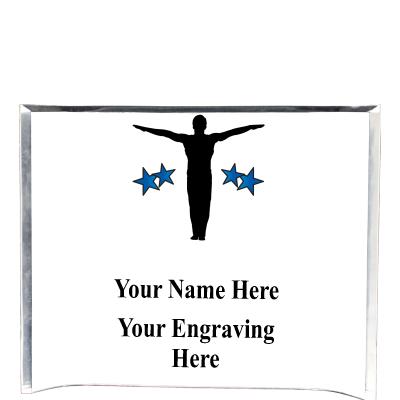 7"X5" YOUR LOGO CURVA ACRYLIC