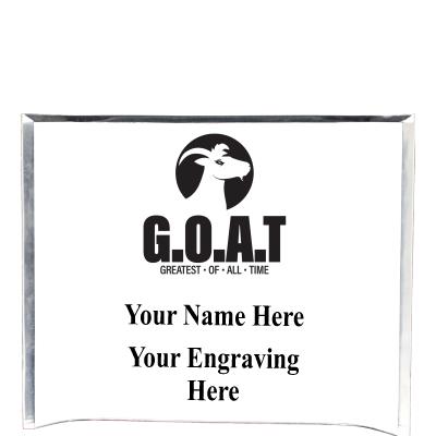 7"X5" YOUR LOGO CURVA ACRYLIC