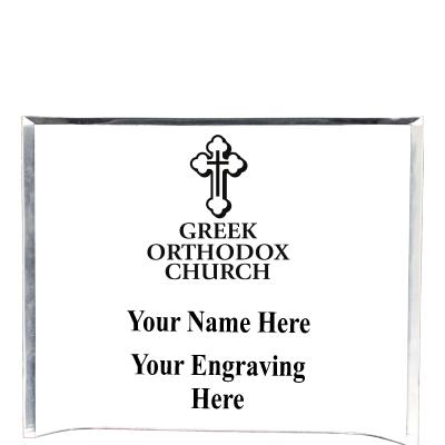 7"X5" YOUR LOGO CURVA ACRYLIC