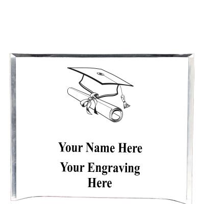 7"X5" YOUR LOGO CURVA ACRYLIC