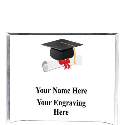 7"X5" YOUR LOGO CURVA ACRYLIC