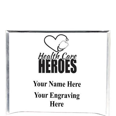 7"X5" YOUR LOGO CURVA ACRYLIC