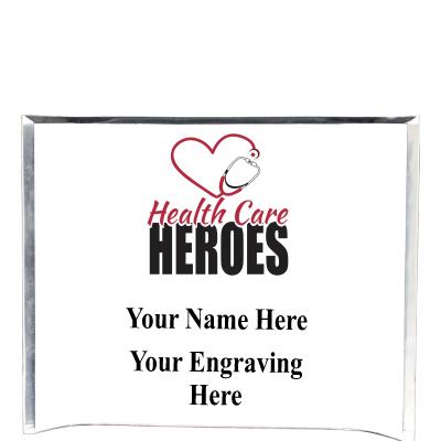 7"X5" YOUR LOGO CURVA ACRYLIC