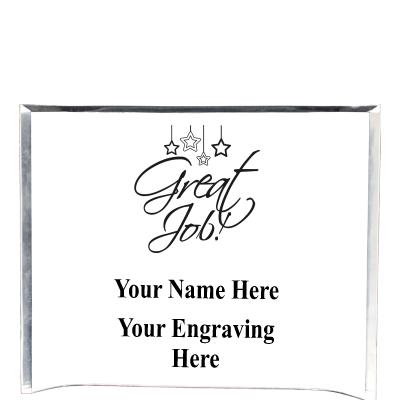 7"X5" YOUR LOGO CURVA ACRYLIC