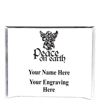 7"X5" YOUR LOGO CURVA ACRYLIC