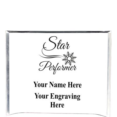 7"X5" YOUR LOGO CURVA ACRYLIC