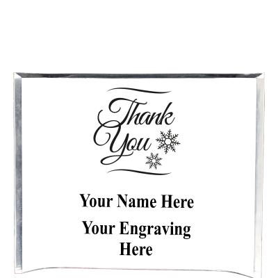 7"X5" YOUR LOGO CURVA ACRYLIC