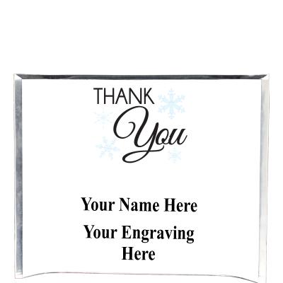 7"X5" YOUR LOGO CURVA ACRYLIC