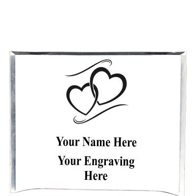 7"X5" YOUR LOGO CURVA ACRYLIC