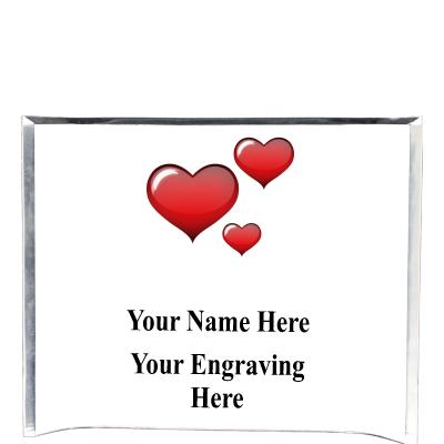 7"X5" YOUR LOGO CURVA ACRYLIC