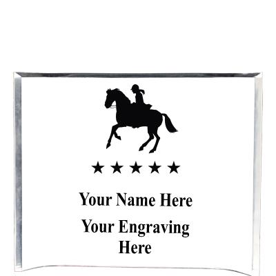 7"X5" YOUR LOGO CURVA ACRYLIC