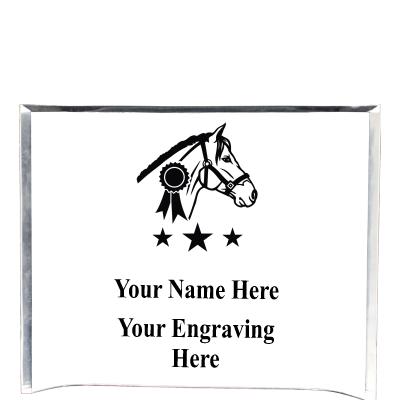 7"X5" YOUR LOGO CURVA ACRYLIC