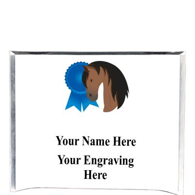 7"X5" YOUR LOGO CURVA ACRYLIC