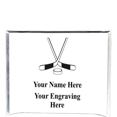 7"X5" YOUR LOGO CURVA ACRYLIC