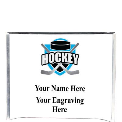 7"X5" YOUR LOGO CURVA ACRYLIC