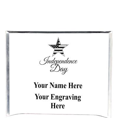 7"X5" YOUR LOGO CURVA ACRYLIC