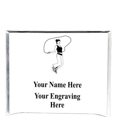 7"X5" YOUR LOGO CURVA ACRYLIC