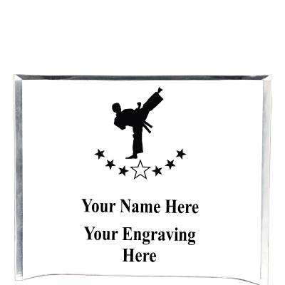 7"X5" YOUR LOGO CURVA ACRYLIC