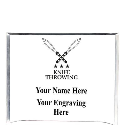 7"X5" YOUR LOGO CURVA ACRYLIC