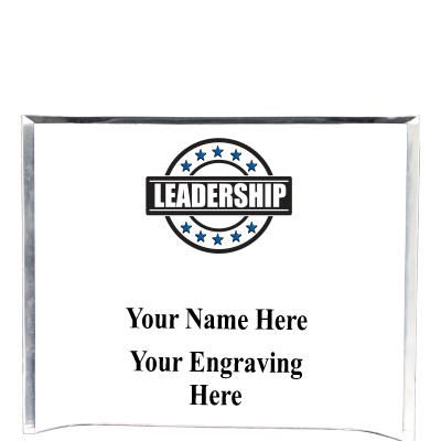 7"X5" YOUR LOGO CURVA ACRYLIC