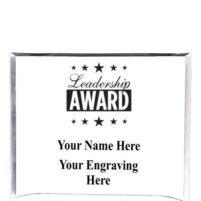 7"X5" YOUR LOGO CURVA ACRYLIC