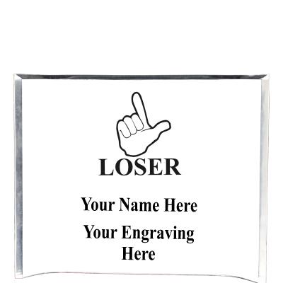 7"X5" YOUR LOGO CURVA ACRYLIC