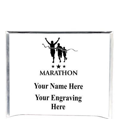 7"X5" YOUR LOGO CURVA ACRYLIC