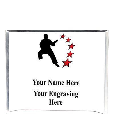 7"X5" YOUR LOGO CURVA ACRYLIC