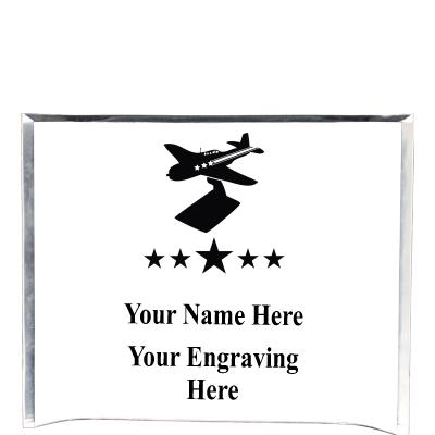 7"X5" YOUR LOGO CURVA ACRYLIC