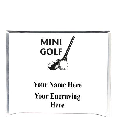 7"X5" YOUR LOGO CURVA ACRYLIC