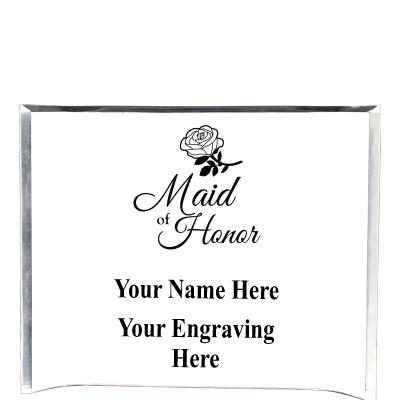 7"X5" YOUR LOGO CURVA ACRYLIC