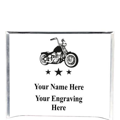 7"X5" YOUR LOGO CURVA ACRYLIC