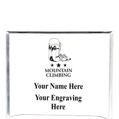 7"X5" YOUR LOGO CURVA ACRYLIC