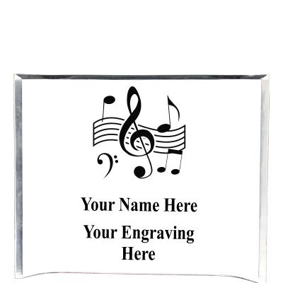 7"X5" YOUR LOGO CURVA ACRYLIC