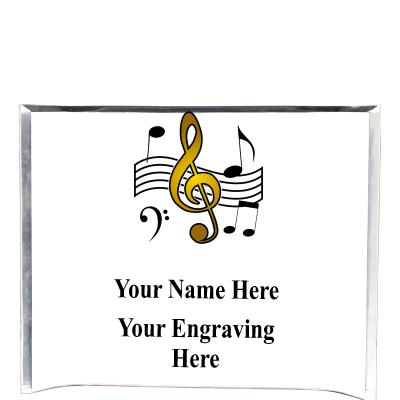 7"X5" YOUR LOGO CURVA ACRYLIC