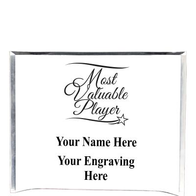 7"X5" YOUR LOGO CURVA ACRYLIC