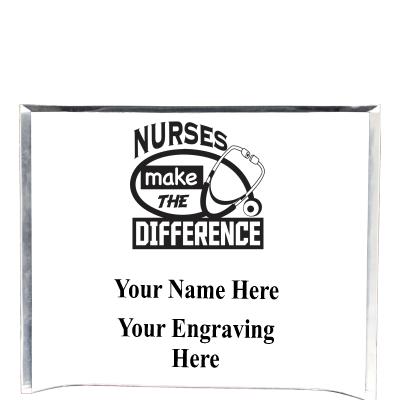 7"X5" YOUR LOGO CURVA ACRYLIC