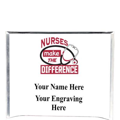 7"X5" YOUR LOGO CURVA ACRYLIC