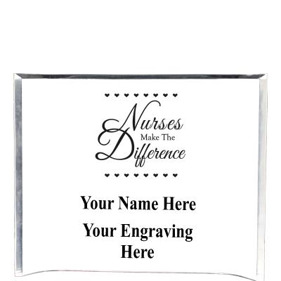 7"X5" YOUR LOGO CURVA ACRYLIC