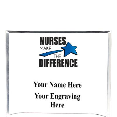 7"X5" YOUR LOGO CURVA ACRYLIC