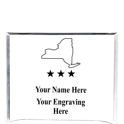 7"X5" YOUR LOGO CURVA ACRYLIC
