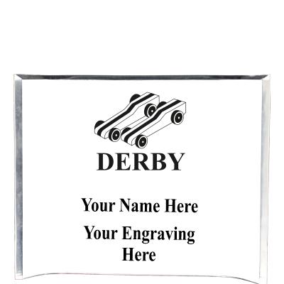 7"X5" YOUR LOGO CURVA ACRYLIC