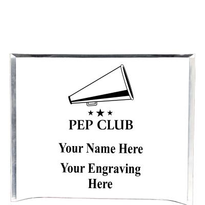 7"X5" YOUR LOGO CURVA ACRYLIC